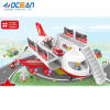 Multifunctional storage 2ch plastic kids electric toy rc plane with light music