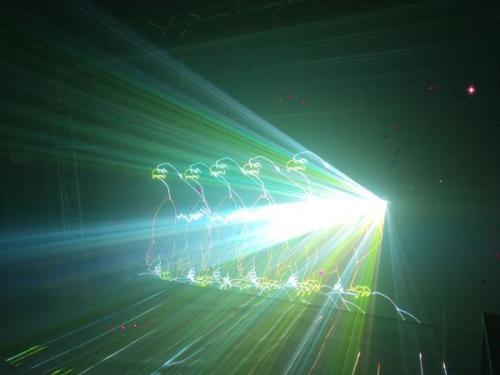 1w Green Stage Laser Light Star Projector Laser Light Show