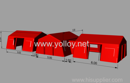 Inflatable Relief Medical Rescue Tent Used as Emergency Shelter