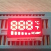 Customized small size 3 Digit red 7 segment led display common anode for temperature indicator