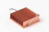 Copper folded fin cooling heat sink