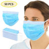 50X Disposable Face Masks Comfortable Earloop