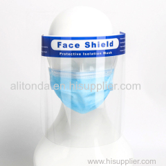 Protective full face shield mask wholesale CE approved multifunctional Anti-oil and anti-spray face mask