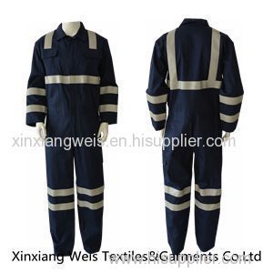 100% Fireproof Materials Fire Resistance FR Safety Coverall suit