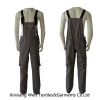 Breathable Khaki Fr Bib Overall / Fr Rated Bib Overalls Safety Flash Protective