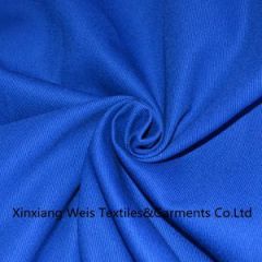 Cotton Royal Blue Fire Retardant Fabric / Flame Retardant Cotton Fabric Protective