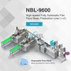 NBL-9600 High-speed Fully Automatic Flat Face Mask Production Line (1+2) Face Mask Machine Manufacturer