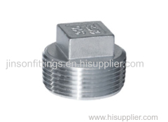 SQUARE PLUG Threaded Fitting Stainless Steel Square Plug China