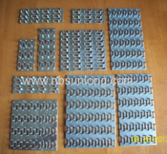 Gang nail plate Galvanized truss connector plate/gang plate Truss plate-nail teeth- plates 8x8 for sale roof truss nail