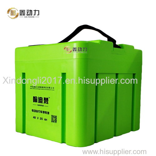 Factory price ebike 1000w motor 48v 20Ah Lithium ion battery with 18650 cells and smart bms