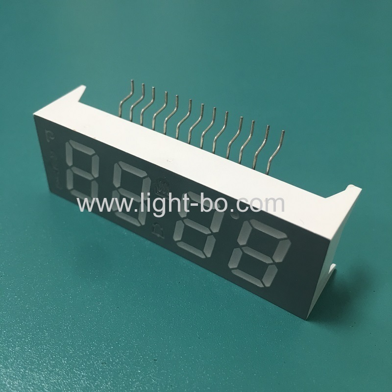 Ultra white customized 4 digit 7 Segment LED Display common anode for oven timer control
