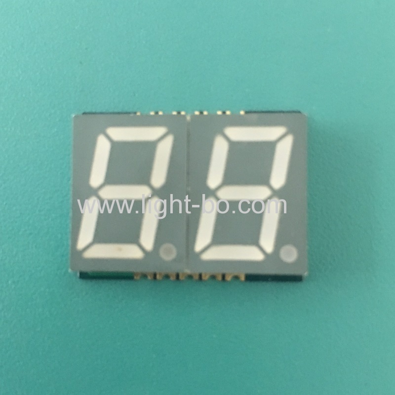 Ultra thin white 0.56inch Dual Digit SMD 7 Segment LED Display common Anode