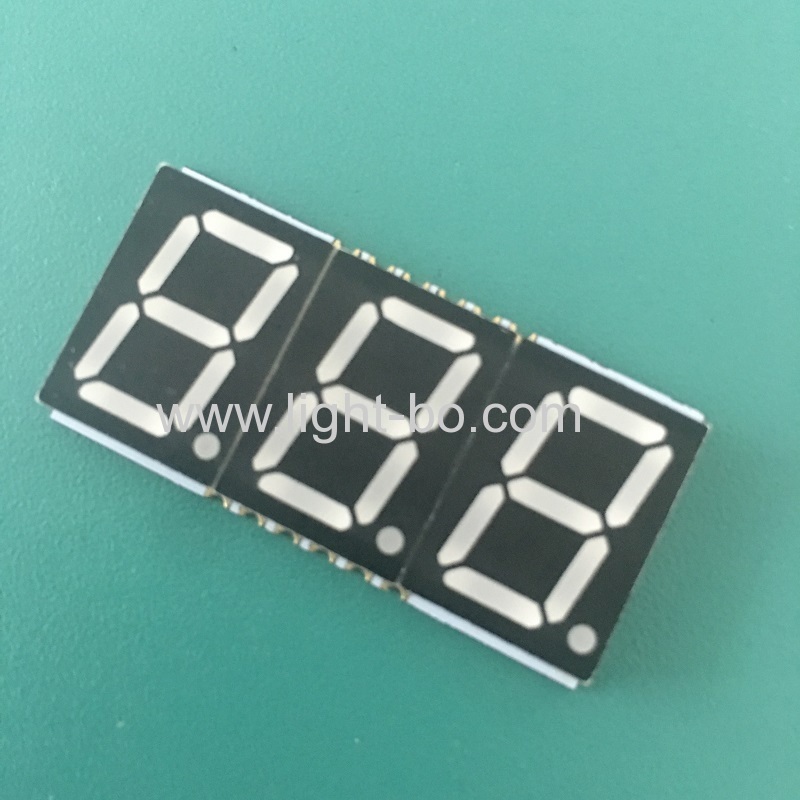 Ultra thin super bright red 0.56" Triple Digit SMD 7 Segment LED Display common anode for instrument poanel