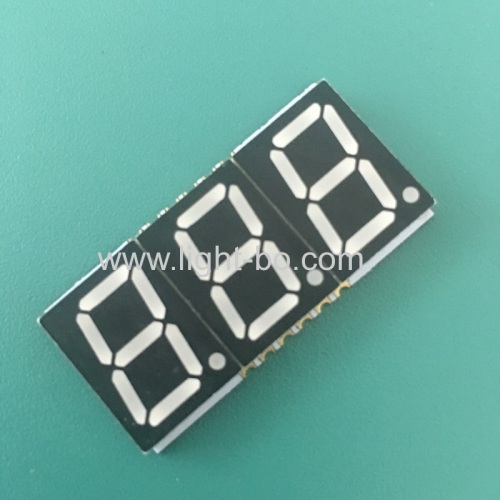 Ultra thin super bright red 0.56  Triple Digit SMD 7 Segment LED Display common anode for instrument poanel