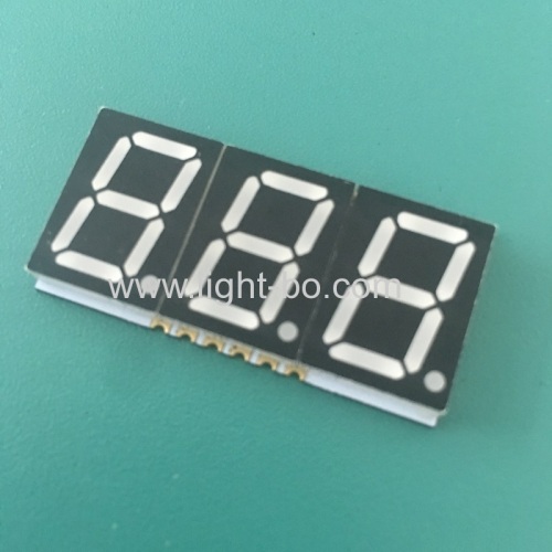 Ultra thin super bright red 0.56  Triple Digit SMD 7 Segment LED Display common anode for instrument poanel