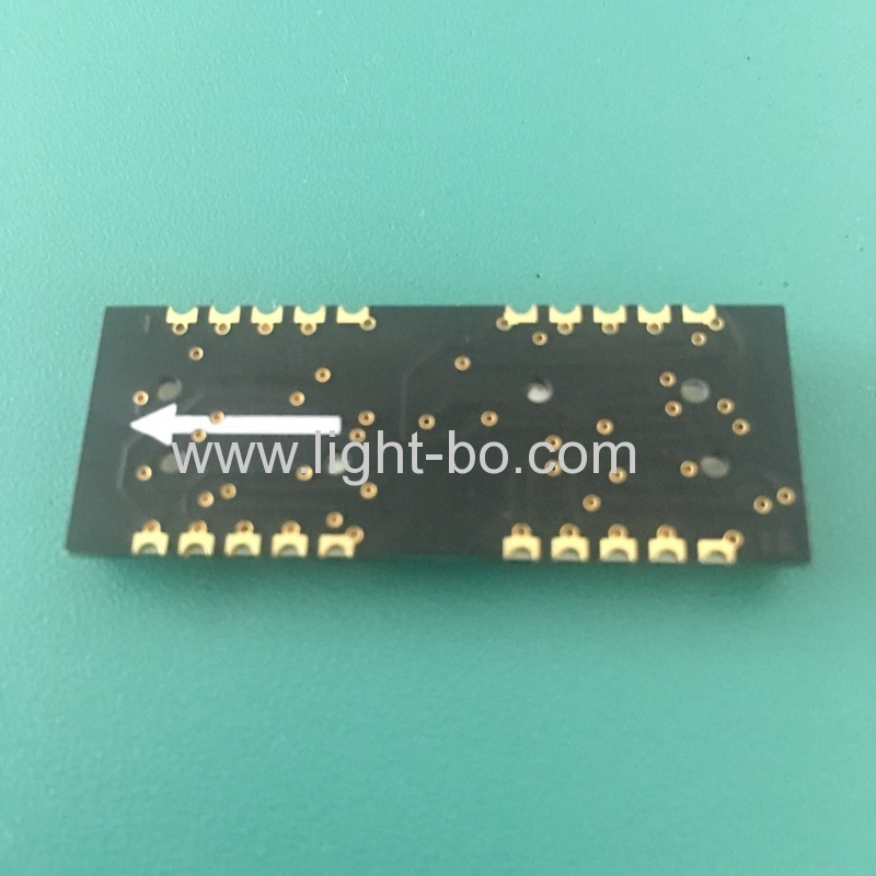 Ultra thin white color 4 Digit 0.39inch SMD 7 Segment LED Clock Display common anode for clock