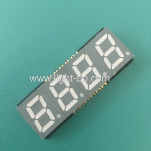 Super bright red 0.39inch 4 digit 7 Segment SMD LED Display common anode with 3.75mm thickness ONLY