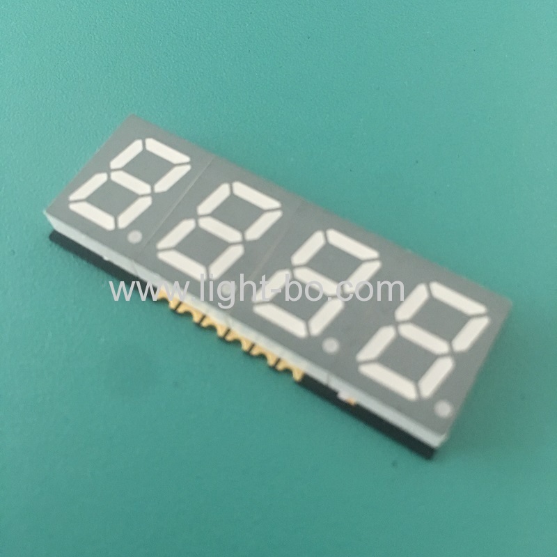 Super bright red 0.39inch 4 digit 7 Segment SMD LED Display common anode with 3.75mm thickness ONLY
