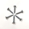 Yellow Zinc plated drywall screws