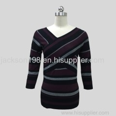 stripes sweaters viscose polyamide