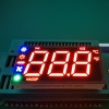 Multicolour Triple Digit 7 Segment LED Display with Minus Sign for refrigerator control panel