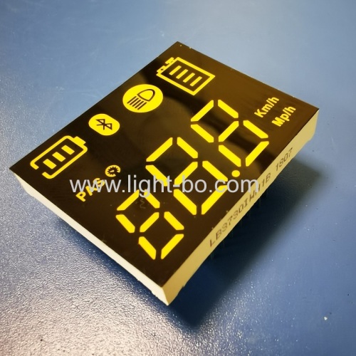 Ultra white Customized 7 segment led display common anode for electric scooter