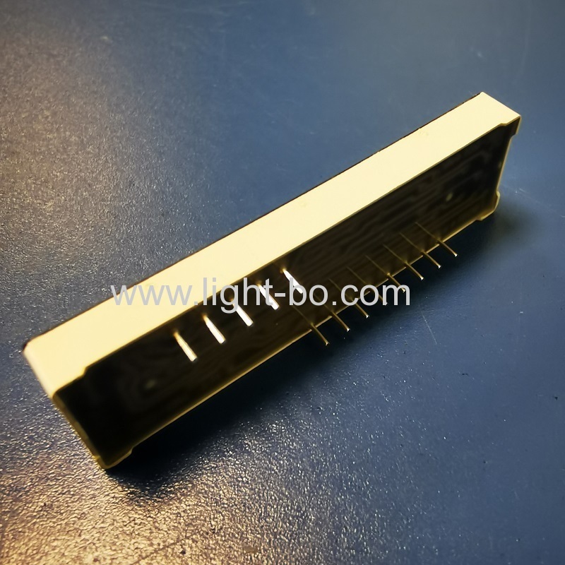 Ultra thin customized White color 7 Segment LED Display Common Anode for temperature controller