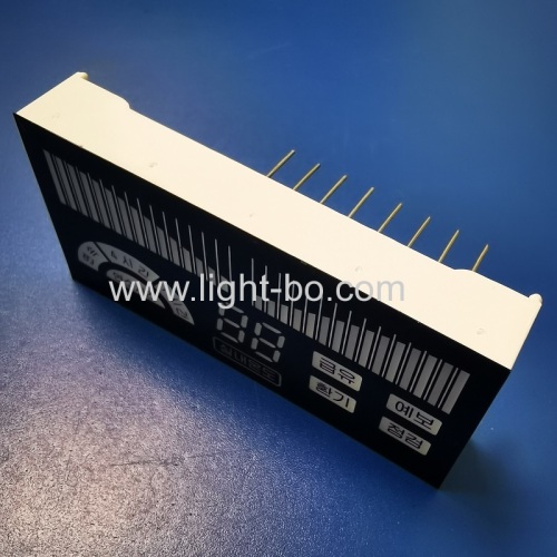 Custom Design 3 Colours 7 Segment LED Display for Air Conditioner Control Panel