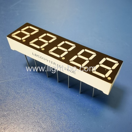 Super Red 0.39  5 Digit 7 Segment LED Display common anode for process control