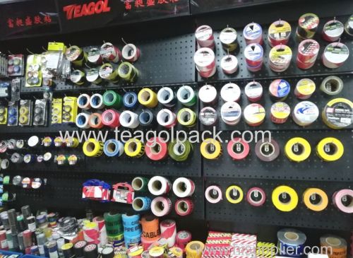48mmx50M 2 Rolls Set Packaging Tape White with Customized Black"Caution" Printed