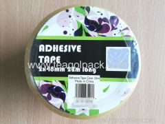 2 Pack Adhesive Packing Tape 48mmx22M Clear