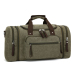 Fashion outdoor canvas travel duffle bags leisure sports gym bag with shoe compartment tote bags