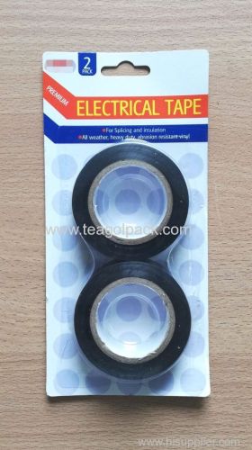 2 Pack Electrical Tape Black