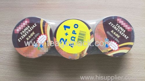 3 Rolls Set Packing Tape 48mmx50M Brown