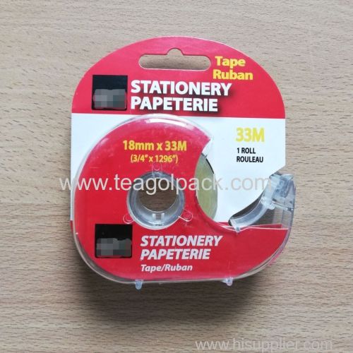 Stationery Tape Clear 18mmx33M With Dispenser