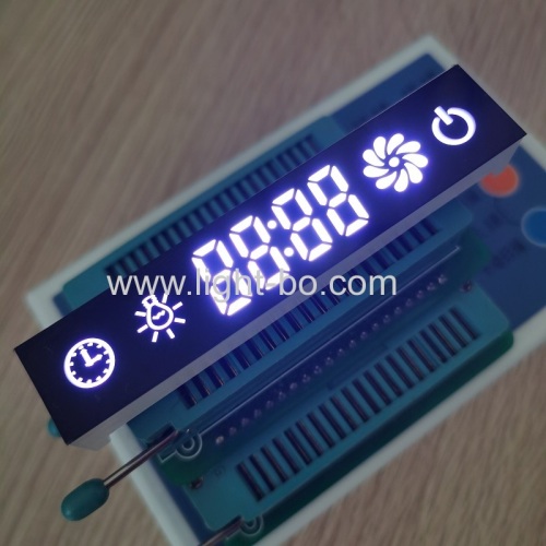 Ultra white Custom made 7 segment led display module for Kitchen Hood Control