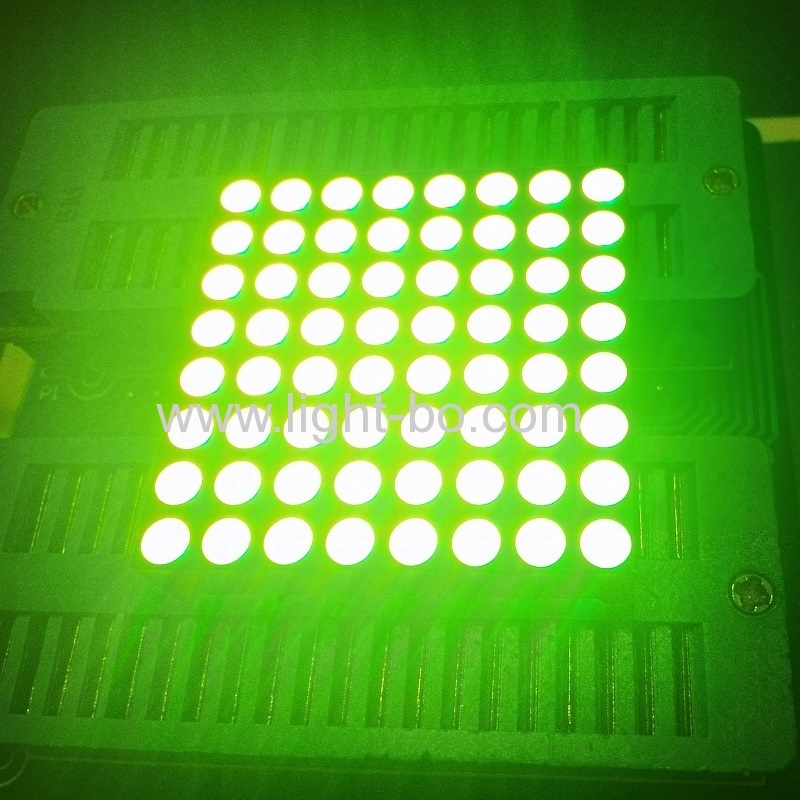 Bi-colour Red/Pure Green 8 x 8 Dot matrix LED Display for moving signs