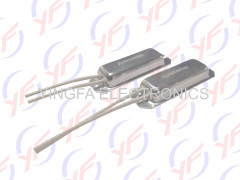 Boat style aluminum shell power fixed resistors