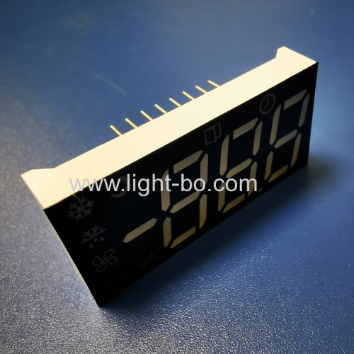 Customized multicolour Triple Digit 7 Segment LED Display Module for Refrigerator Control Panel