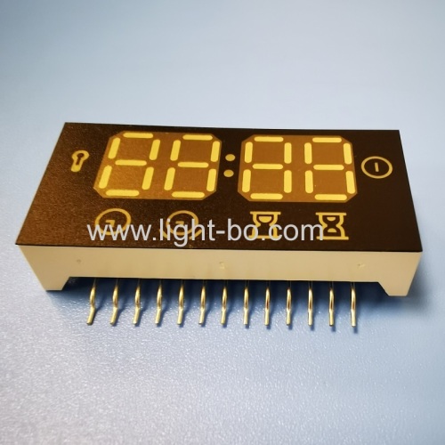 Ultra white customized 4 Digit LED Clock Display Common Anode for Oven Controller