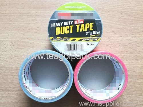 Cloth Duct Tape Heavy Duty 50.8mmx9.1M(2 x10yd) Silver Red