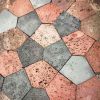 Pentagon Lava Stone Patio Pavers