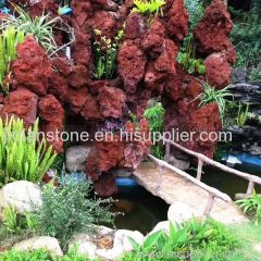 Red Lava Landscape Stone