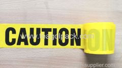 Caution Tape Yellow Background with Black 