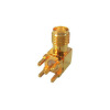 Gold plated SMA female connector right straight for PCB Mounting Wifi antenna connectors