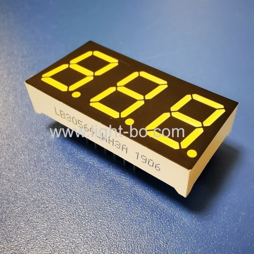 Triple digit 0.56inch ultra white 7 segment led display common cathode for temperature control