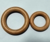 WOODEN RING HANDLE PULL STRING TOY PARTS