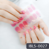 Imported Material Nail Stickers Stickers w/ Gold Stamping and Imitation Diamond 14 Nails