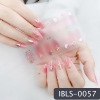 Imported Material Nail Stickers Stickers w/ Gold Stamping and Imitation Diamond 14 Nails