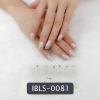 Imported Material Nail Stickers Stickers w/ Gold Stamping and Imitation Diamond 14 Nails